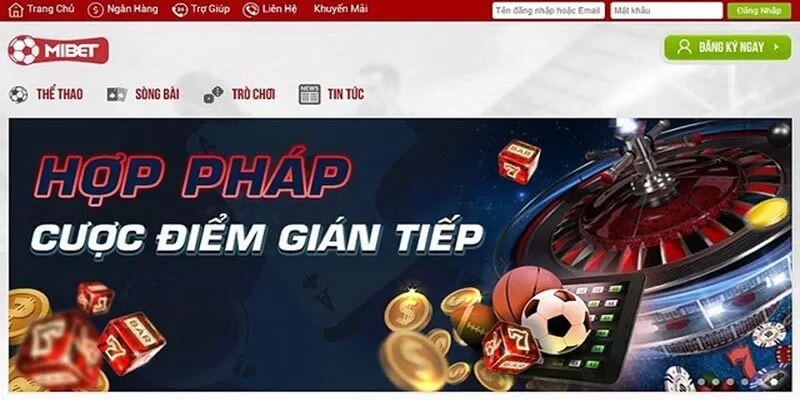 Hình thức đặt cược gián tiếp hợp pháp