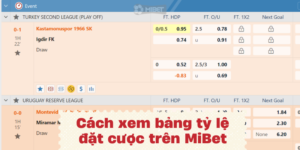 Chi tiết hướng dẫn cách xem bảng tỷ lệ đặt cược trên MiBet