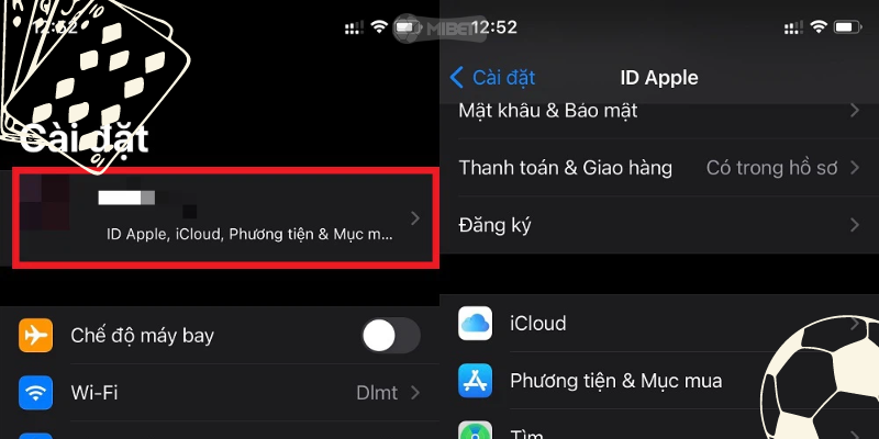 Cách khắc phục không tải MiBet trên iOS cần cập nhật đủ thông tin ID